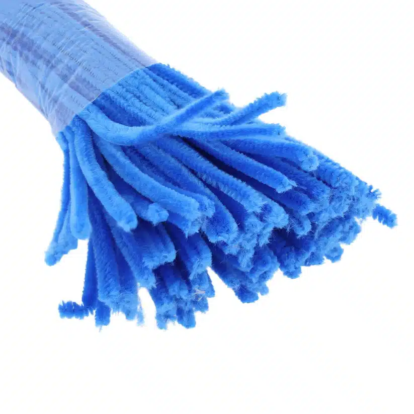 Pipe Cleaners 6mm x 12 Inch | Chenille Stems Online India | Blue