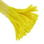 Pipe Cleaners 6mm x 12 Inch | Chenille Stems Online India | Yellow