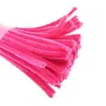 Pipe Cleaners 6mm x 12 Inch | Chenille Stems Online India | Pink