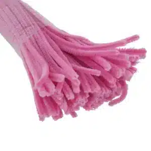 Pipe Cleaners 6mm x 12 Inch | Chenille Stems Online India | Dark Pink