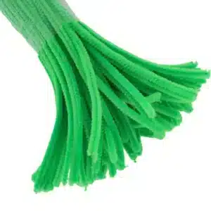 Pipe Cleaners 6mm x 12 Inch | Chenille Stems Online India | Neon Green