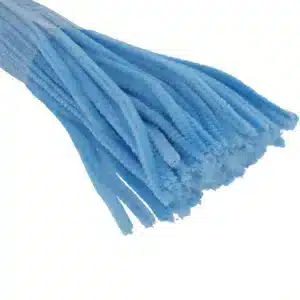 Pipe Cleaners 6mm x 12 Inch | Chenille Stems Online India | Light Blue