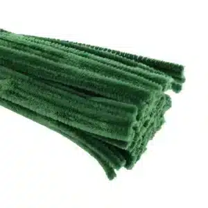 Pipe Cleaners 6mm x 12 Inch | Chenille Stems Online India | Moss Green