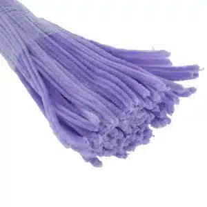 Pipe Cleaners 6mm x 12 Inch | Chenille Stems Online India | Pastel Violet