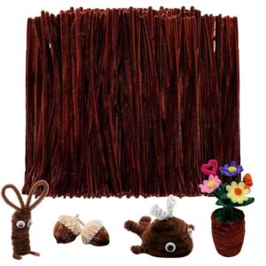 Pipe Cleaners 8mm x 12 Inch | Chenille Stems Online India | Yellow - Wine