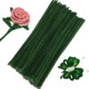 8mm Dark Green Pipe Cleaners
