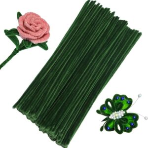 Pipe Cleaners 8mm x 12 Inch | Chenille Stems Online India | Yellow - Dark Green