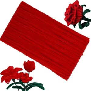 8mm Red Pipe Cleaners