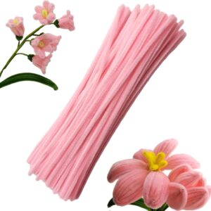 Pipe Cleaners 8mm x 12 Inch | Chenille Stems Online India | Yellow - Light Pink
