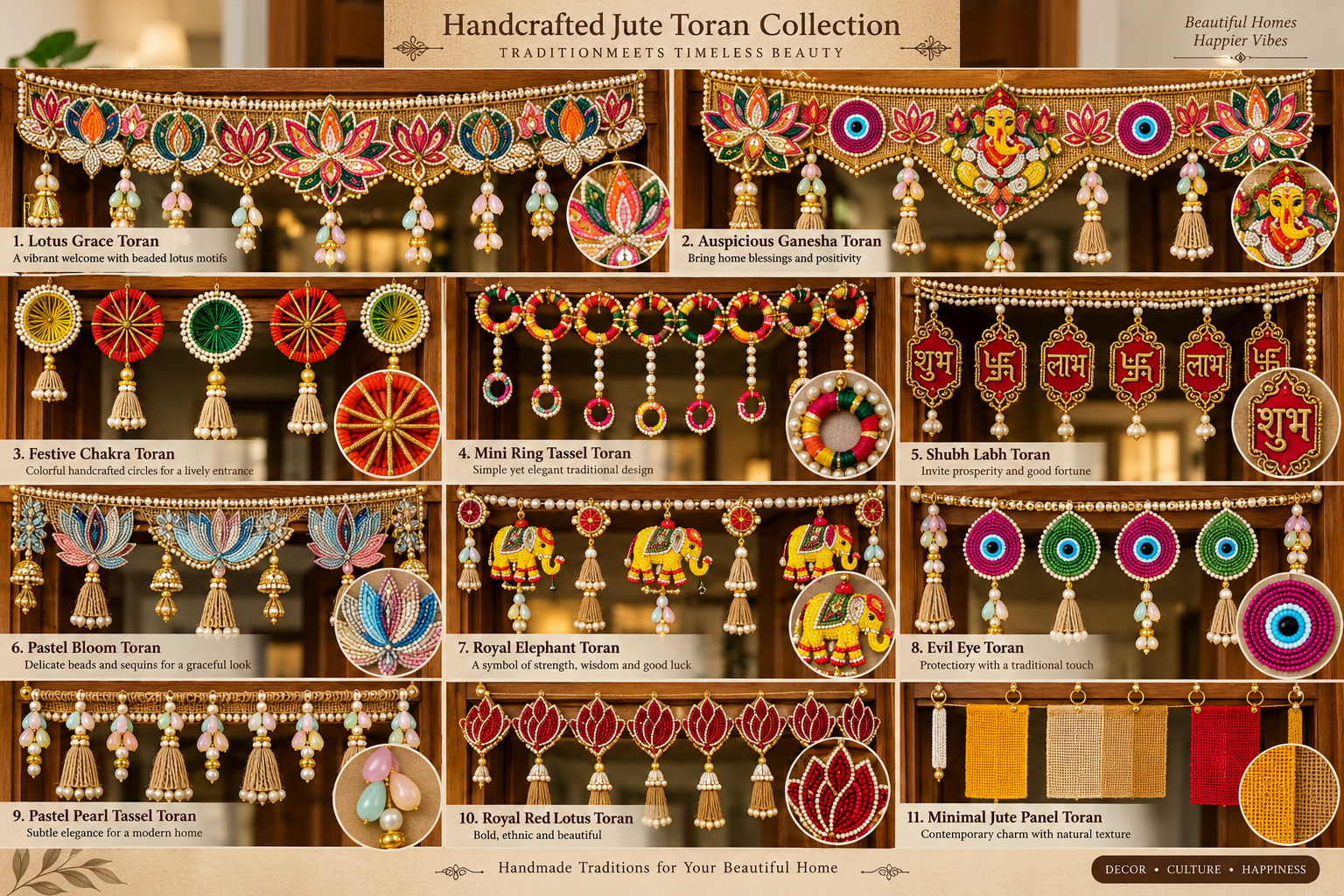 Unique Toran Making Kit | Toran Making Material for Door Decoration - Image 5